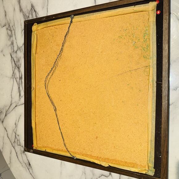 Vintage Nail String Deer Art Fawn Doe 19" Whimsy Farm Boho Cottage Countryside - Picture 9 of 12